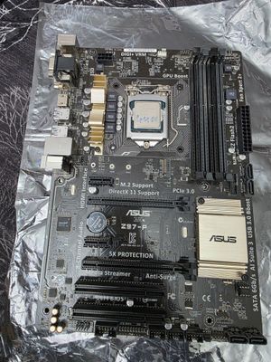 Готовый комплект Asus z97p+core I5 4460+Radion R7- 2гбт+ ОЗУ 8 Gb