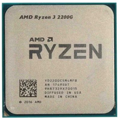 Продам процессор Ryzen 3 2200g 4 ядра 4 потока с Radeon Vega 8 (9100)