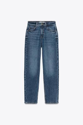 Джинсы ZARA, Mom-Fit, новые