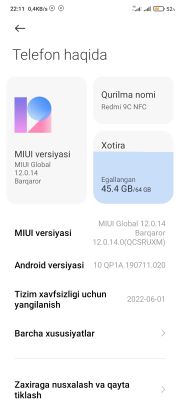 Xiome Redmi 9 C NFS