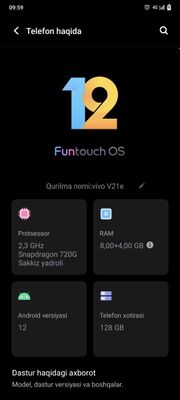 Vivo V21 E zor ishledi