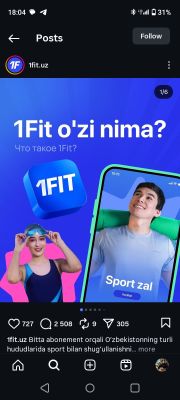 1fit sotiladi va kafolatli