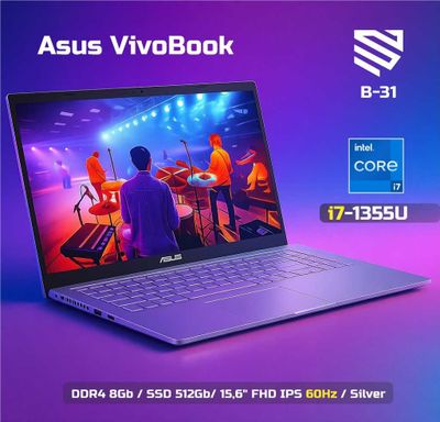 Asus VivoBook / i7-1355U / 8Gb D4 / SSD 512Gb / 15,6"