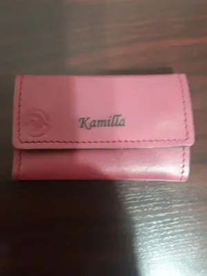 Новая кожаная ключница с именем КАМИЛА.