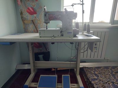 Shangong tikuv mashinasi. 1, 2 va 3 igna bilan tikish