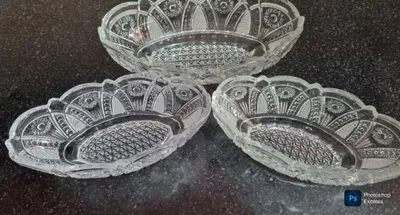 Хрусталь саратовский СССР Новый 3штук