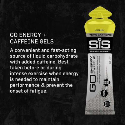 Энергетический гель SIS GO Energy Caffeine Gel! 75мг кофеина!