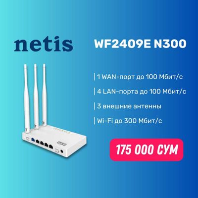 Wi-Fi роутер Netis WF2409E N300