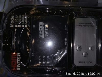 Hdmi свич 1 × 3 с пультом переключения