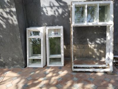 Деревянные окна двухслойный.