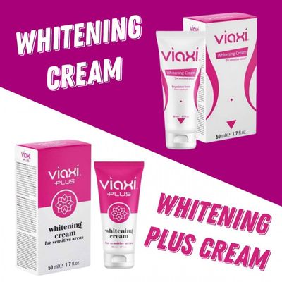 Viaxi plus whitening отбеливающий крем для интим зоны