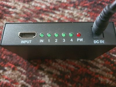 HDMI splitter 1×4,1×2