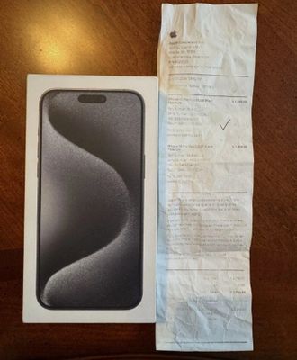 iPhone 15 Pro Max Black Titanium 512GB