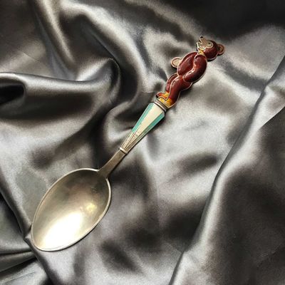 Редкая серебряная ложка СССР