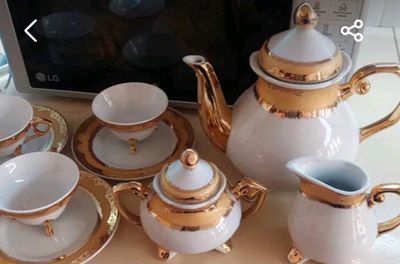Чайно- кофейный сервиз. новый. без коробки.