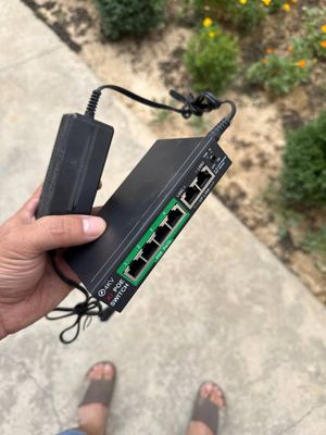 Poe switch 4+2 пое свич