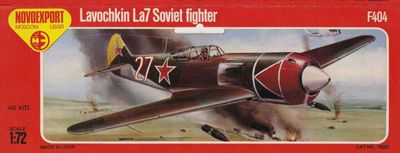 Сборная модель самолета Лавочкин Ла-7 (Novoexport. 1/72). РАРИТЕТ!!!