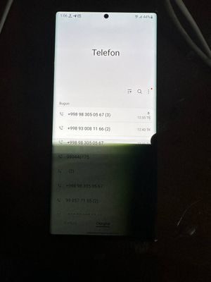 Samsung note 20 ultra õqib keyin tel qlila