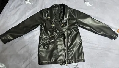 Курточка из кож зама для мальчика