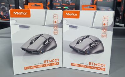 MeeTion BTM001 wireless mouse black and white