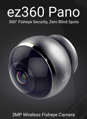 Ezviz mini pano fisheye camera, камера наблюдения