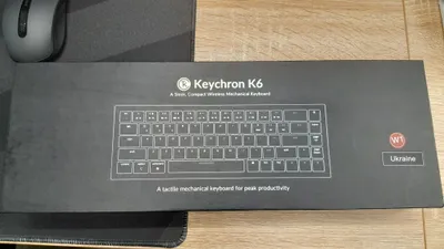 Keychron k6. Yengide turibti