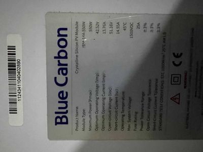 Blue Carbon 550W 580W
