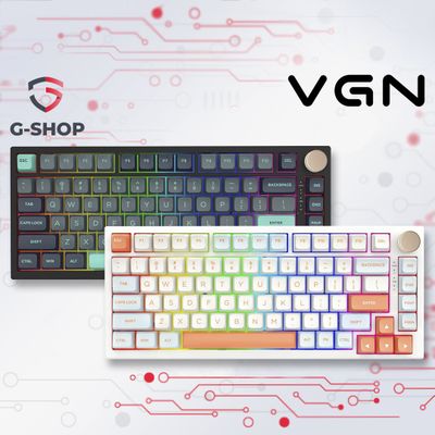 Игровая механическая клавиатура с подсветкой VGN N75 Hot-Swap RGB PBT