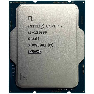 Процессор Intel Core i3 12100f 12 поколение CPU LGA 1700