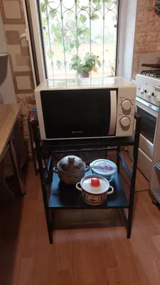 подставка металлическая под микроволновку