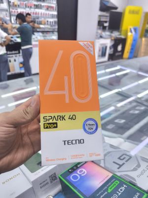 TECNO spark 40 pro+ 16/256 yangi qora