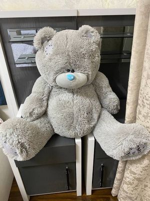 teddy ayiq seriy rangda tozza yangidek xolati xechnima qilmagan