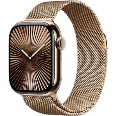 Apple Watch 10/46mm Titanium Gold Milanese