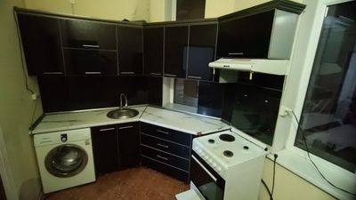 Кухня гарнитура черный