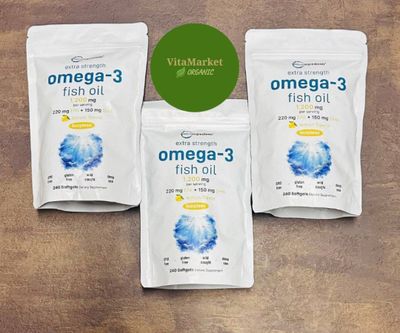 Omega 3+MCT oil ,1200 mg,240 softgel, Sifatli