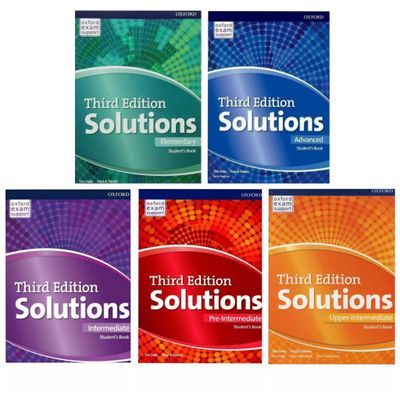 Доставка. Solutions Elementary Advanced Intermediate Pre-Intermediate