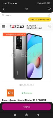 redmi 10 sotiladi