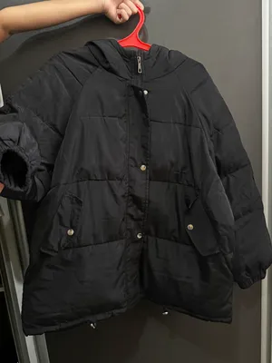 Утепленная куртка на зиму с капюшоном, размер л/хл