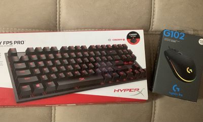 Продам клавиатуру hyperx fps pro + logitech g102