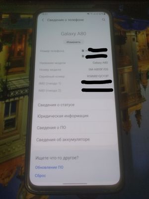 Samsung Galaxy A80 8/128GB sro'chniy sotiladi