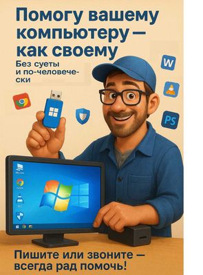 Ремонт компьютеров и ноутбуков Установка Windows Ремонт ПК
