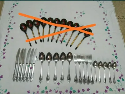 Ложки,вилки,ножи. Столовые приборы.