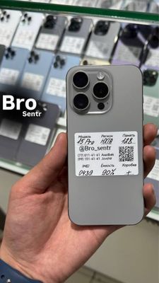 Iphone 15 pro 128gb natural titanium karopka bor