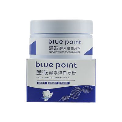 BLUE POINT Энзимный отбеливающий зубной порошок