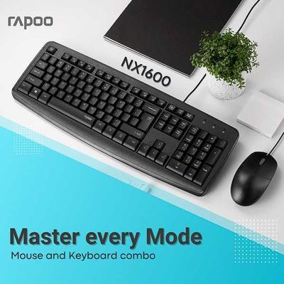 [НОВАЯ] Клавиатура & мышка RAPOO NX1600