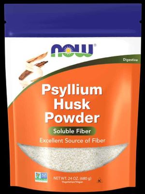 NOW Foods, Psyllium Husk, Шелуха семян подорожника, Псилиум Хуск 680 г