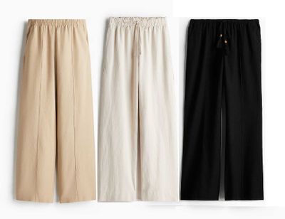 Новые брюки хлопок/ лен H&M, размер XL (56/60)
