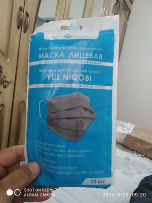 hamma uchun yuz niqobi