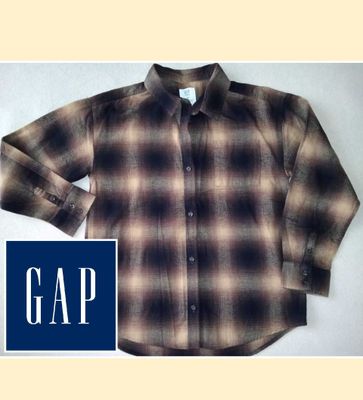 Новая GAP из США рубашка фланелевая на 10-12 лет ветровка