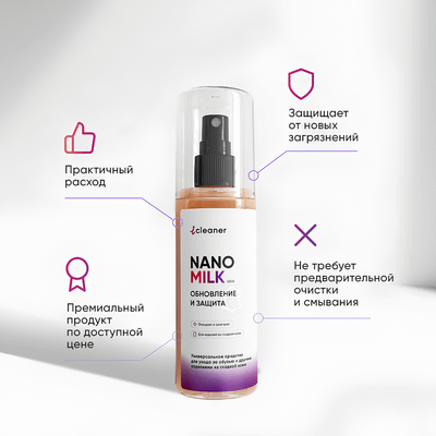Очиститель iCleaner Nano-Milk, аэрозоль, 125 мл